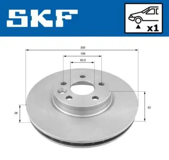 Автозапчасть SKF VKBD80056V1