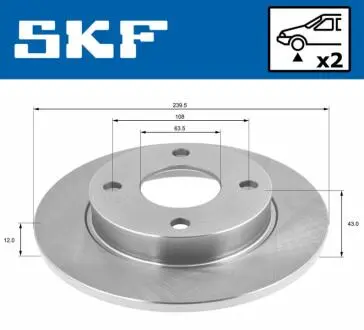 Автозапчасть SKF VKBD80076S2