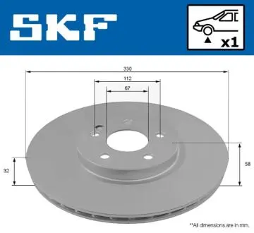 Автозапчасть SKF VKBD80082V1