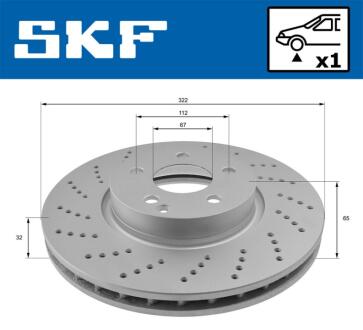 Автозапчасть SKF VKBD80085V1