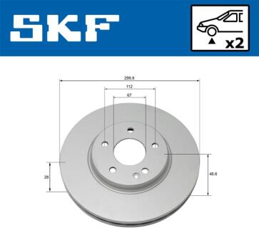Автозапчасть SKF VKBD80104V2