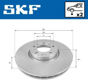 Автозапчасть SKF VKBD80106V2