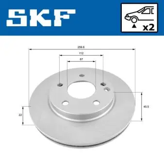 Автозапчасть SKF VKBD80119V2