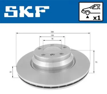 Автозапчасть SKF VKBD80124V1