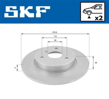 Автозапчасть SKF VKBD80142S2