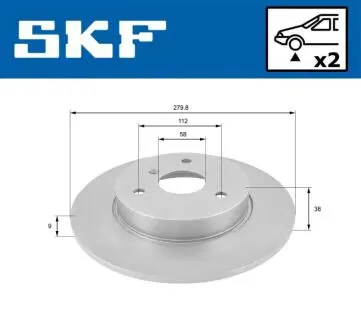Автозапчасть SKF VKBD80142S2