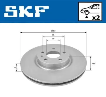 Автозапчасть SKF VKBD80150V2