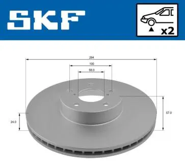 Автозапчасть SKF VKBD80153V2