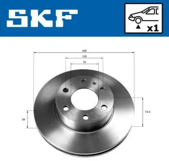 Автозапчасть SKF VKBD80156V1