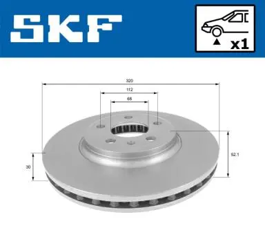 Автозапчасть SKF VKBD80163V1