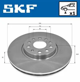 Автозапчасть SKF VKBD80171V1