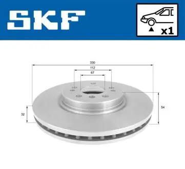 Автозапчасть SKF VKBD80172V1