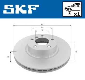 Автозапчасть SKF VKBD80179V1