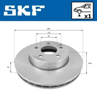 Автозапчасть SKF VKBD80181V1