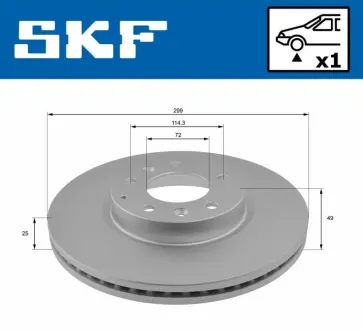 Автозапчасть SKF VKBD80218V1