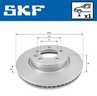 Автозапчасть SKF VKBD80227V1