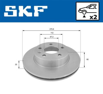 Автозапчасть SKF VKBD80239V2
