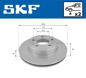 Автозапчасть SKF VKBD80239V2
