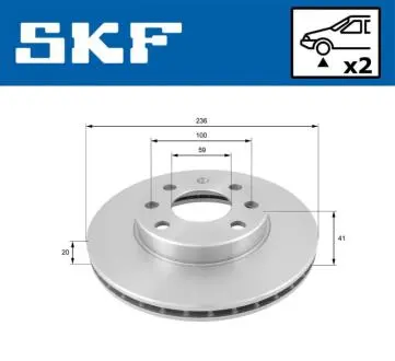 Автозапчасть SKF VKBD80250V2