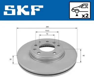 Автозапчасть SKF VKBD80275V2