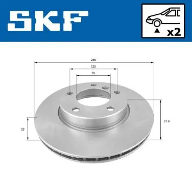 Автозапчасть SKF VKBD80276V2