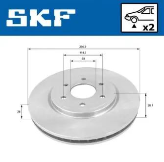 Автозапчасть SKF VKBD80280V2