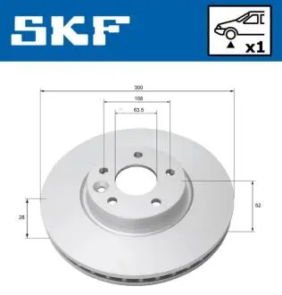 Автозапчасть SKF VKBD80283V1