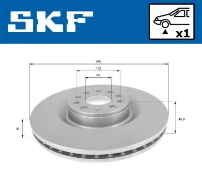 Автозапчасть SKF VKBD80309V1