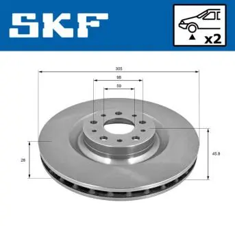 Автозапчасть SKF VKBD80317V2