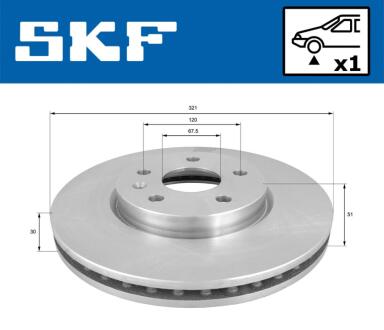 Автозапчасть SKF VKBD80360V1