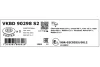 OPEL диск тормозов. задн.Astra J,Chevrolet Cruze SKF VKBD 90298 S2 (фото 2)