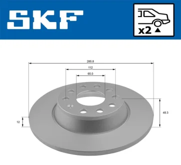 Автозапчасть SKF VKBD91289S2