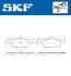 Колодки гальмівні дискові (комплект 4 шт) SKF VKBP80020 (фото 4)