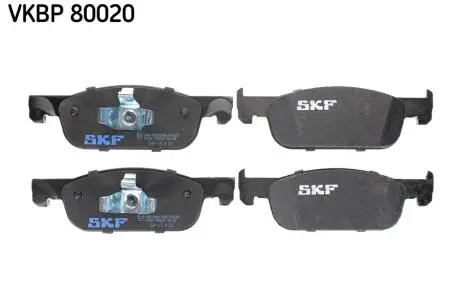 Колодки гальмівні дискові (комплект 4 шт) SKF VKBP80020