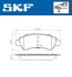 Колодки гальмівні (передні) Citroen C2/C4 04-/C3 09-/Berlingo/Peugeot 206/307 96-/207 06-/208 12- SKF VKBP80040 (фото 2)