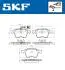 Колодки тормозные (передние) VW T5/Multivan V 03-15 (+датчик)) SKF VKBP80042E (фото 4)
