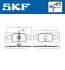 Колодки гальмівні (передні) Audi A4/A5/A7 07- (Lucas) (з датчиком) SKF VKBP80053E (фото 4)