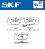 Колодки тормозные (передние) Seat Leon/Skoda Octavia IV/V/VW Golf VII 12- (+датчик) SKF VKBP80055E (фото 6)