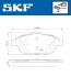 Колодки тормозные (передние) Citroen C3 09- SKF VKBP80098 (фото 2)