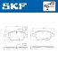 Колодки гальмівні (передні) Citroen Nemo 10-/Peugeot Bipper/Fiat 500/500C 08-/Punto 12- (+датчики) SKF VKBP80145E (фото 2)