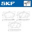 Тормозные колодки (передние) Hyundai Santa Fe 10-/Grandeur 11-/Kia Sorento 09-/Carens 13- (mando) SKF VKBP80161A (фото 6)