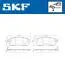 Комплект гальмівних колодок (передніх) Nissan Juke/Tilda 07- SKF VKBP80197A (фото 2)