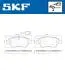 Колодки гальмівні (передні) Citroen Nemo 10-/Peugeot Bipper/Fiat 500/500C 08-/Punto 12- (+датчики) SKF VKBP80227E (фото 2)