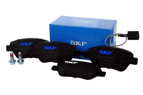 Колодки гальмівні (передні) Citroen Nemo 10-/Peugeot Bipper/Fiat 500/500C 08-/Punto 12- (+датчики) SKF VKBP80227E