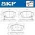 Тормозные колодки (передние) Hyundai i30 11-/Veloster 12-17/Kia Ceed/Pro Ceed 12-/Cerato 13- SKF VKBP80228A (фото 2)