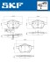 Колодки тормозные (передние) Audi A3/TT/Seat Leon/Skoda Octavia/VW Golf 96-10/Polo 05-09 (+датчик) SKF VKBP80270E (фото 2)