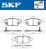 Колодки гальмівні (задні) Fiat 500L/Opel Corsa D 06- (Bosch) (з датчиками) SKF VKBP80280A (фото 2)
