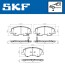 Тормозные колодки (передние) Hyundai Accent IV/Kia Rio 10- (Mando) Q+ SKF VKBP80304A (фото 6)