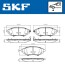 Тормозные колодки (передние) Chevrolet Spark 1.0-1.2 i 10- (133x47) SKF VKBP80305A (фото 2)