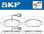 Колодки гальмівні (передні) Fiat Panda 03-/500/500C 07-/Ford Ka II 08-16 (+датчик) SKF VKBP80313E (фото 2)